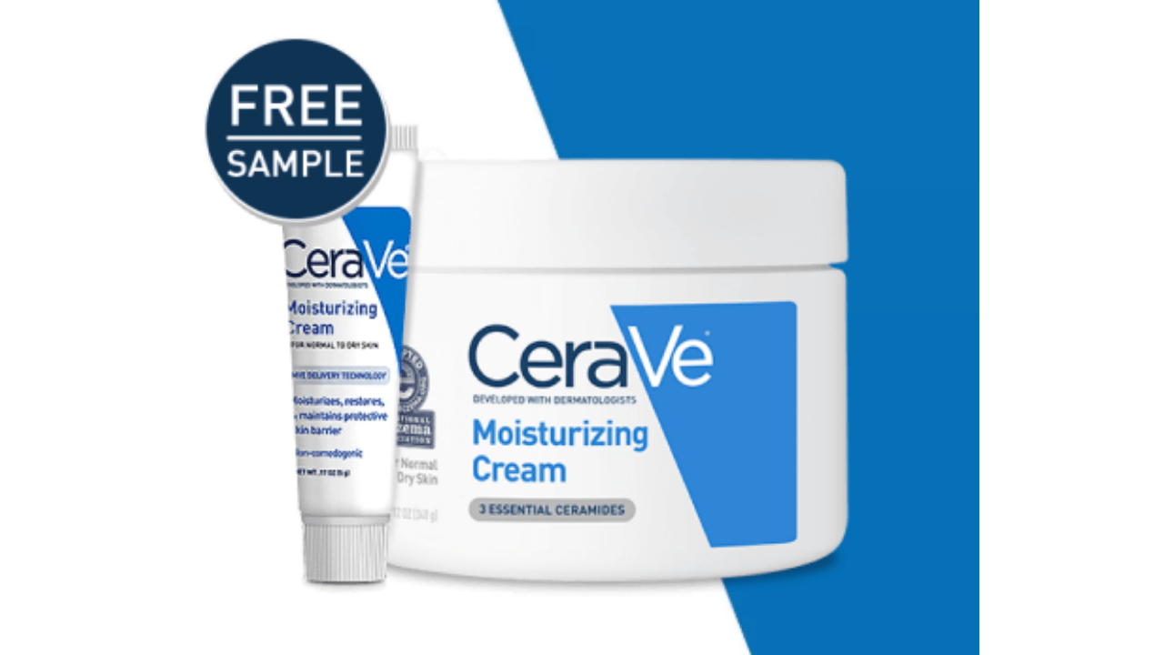 Free CeraVe Moisturizing Cream Sample